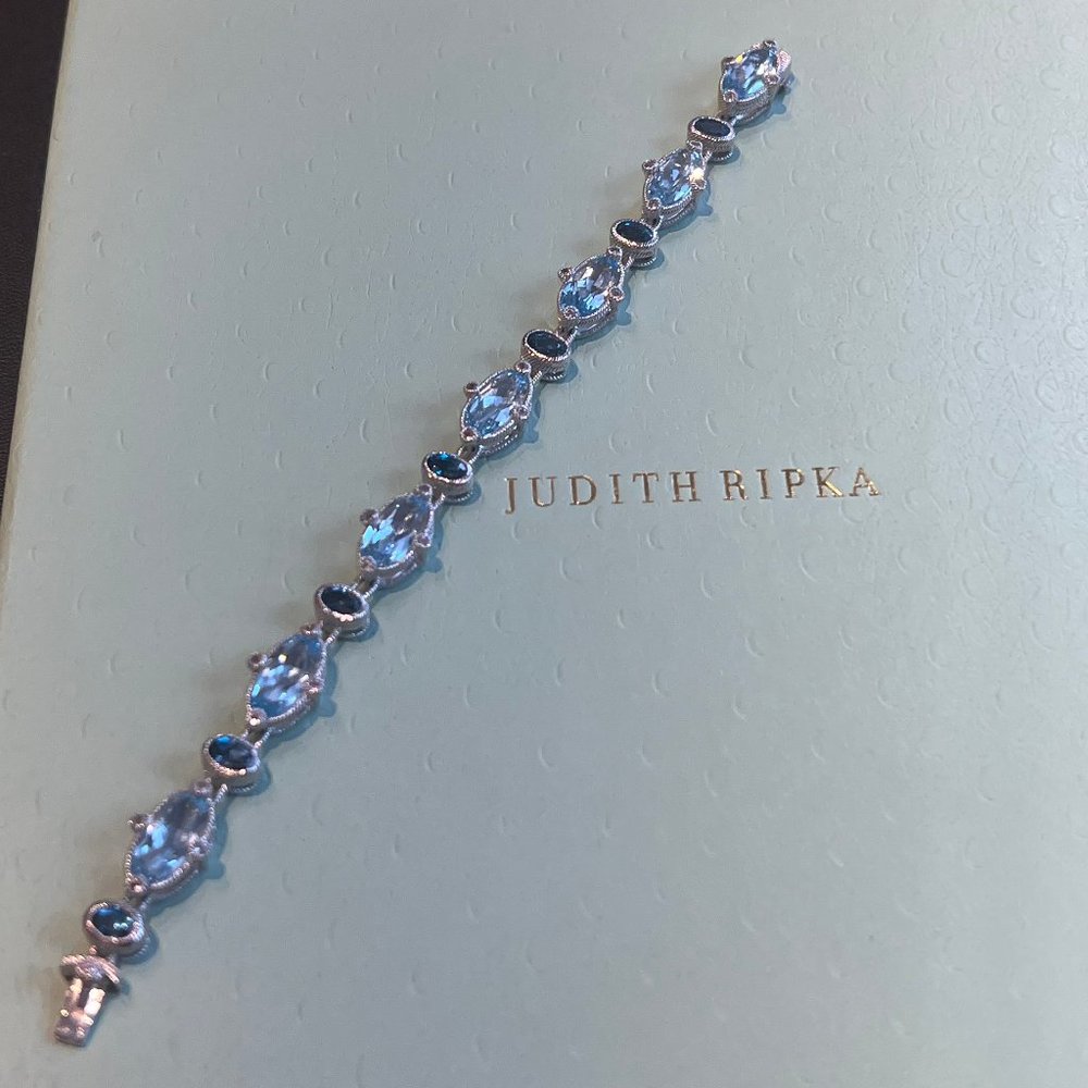 Judith Ripka Blue Topaz Bracelet